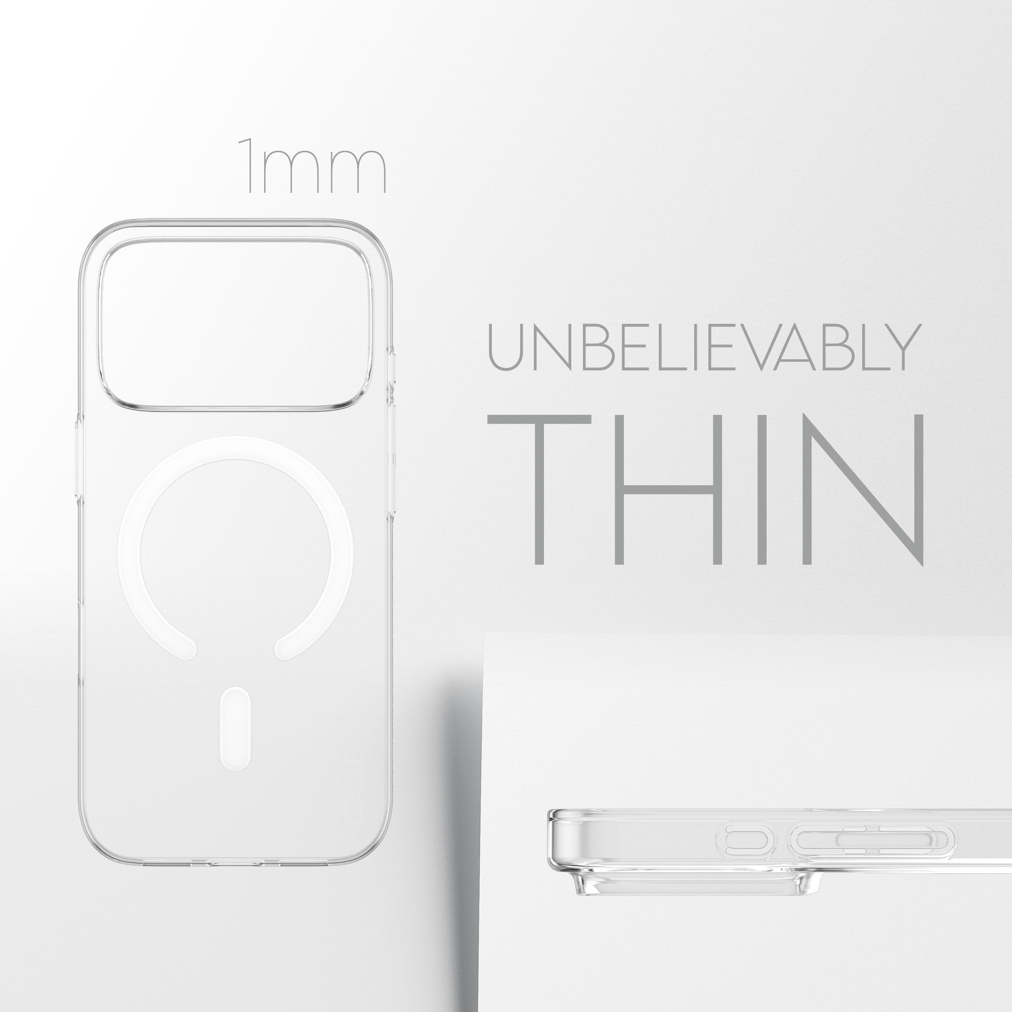 CARE™ by PanzerGlass® SL1M Case Transparent w. MagSafe iPhone 17 Pro
